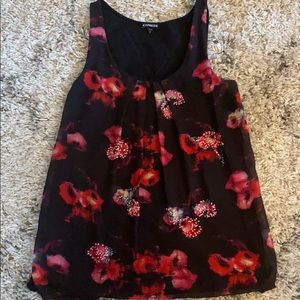 Flowered tank top
